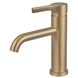 Смеситель для умывальника Zerix Rex-001-B Brushed Gold из нерж. стали (Цвет матовое золото) (ZX6116)
