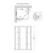 Душова кабіна Lidz Wawel SC90x90.SAT.LOW.GR, скло тоноване 4 мм без піддона SD00047623 фото 2