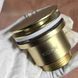 Комплект 3 в 1 WHITE / MATTE GOLD: Меблева раковина MIXXUS STYLE-1502 70х48 см + Змішувач KOER KB-10028-12 + Донний клапан PW-11-12 KRM999194 фото 18