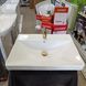 Комплект 3 в 1 WHITE / MATTE GOLD: Меблева раковина MIXXUS STYLE-1502 70х48 см + Змішувач KOER KB-10028-12 + Донний клапан PW-11-12 KRM999194 фото 2