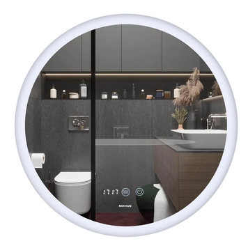Зеркало Mixxus PLAIN MC10-80 с Led Touch, Anti-fog, димером, регулятором яркости, часами (MI6932) MI6932 фото