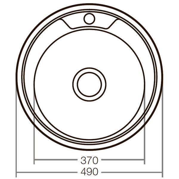Мойка кухонная Zerix Z490-06-170E (Satin) (ZX2618) ZX2618 фото