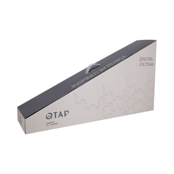 Душова система універсальна Qtap Plava на три споживача (з виливом) QT1004CRM Chrome SD00023728 фото