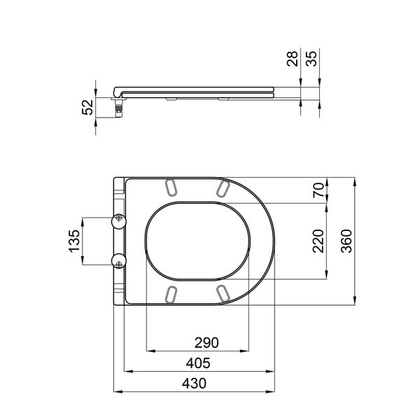 Сиденье для унитаза Qtap (Robin, Aries) с микролифтом Slim QT99HXU13W SD00046081 фото