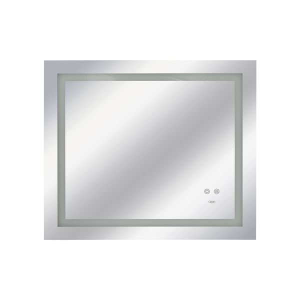 Зеркало Qtap Mideya 800х700 с LED-подсветкой Touch, с антизапотеванием, с диммером, рег. яркости Reverse QT2078NCF8070W SD00051748 фото