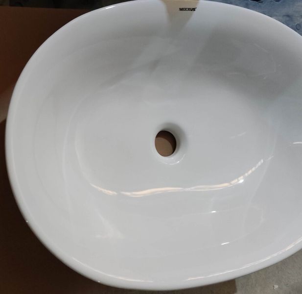 Раковина накладная Mixxus Premium ELLIPSE-0103 550х390х140mm (MP6553) MP6553 фото