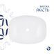 Комплект Qtap Cardinal: Раковина накладная 500&times;380&times;140 мм, White, овальная + Донный клапан Pop-up PU02 SD00054588 фото 4