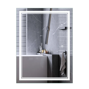 Зеркало Mixxus Premium QUADRO MR20-90x70-Reverse с Led Touch, Anti-fog, димером, регулятором яркости (MP6621) MP6621 фото