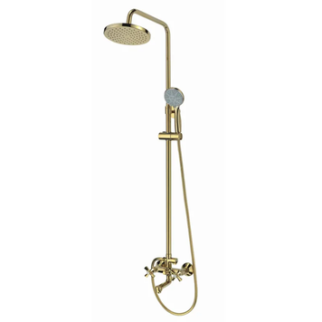 Душевая колонна со смесителем Mixxus Premium Retro Gold-009-J (MI5852) MI5852 фото