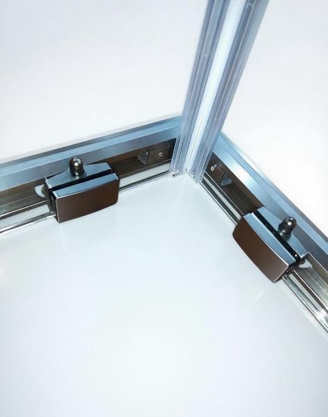 Душевая кабина без поддона Koer SR SC10-90x90x195-TR-07 прозрачное стекло Easy Clean 6мм, графит (KR5944) KR5944 фото