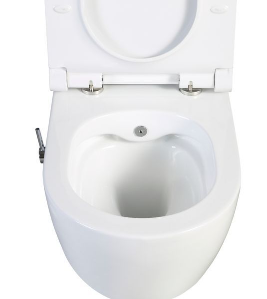 Унитаз-биде подвесной MIXXUS PREMIUM ELLIPSE-1301-R со смесителем, Rimless, Soft Close, Quick Release, белый, 500&times;365&times;350 мм (MP6659) MP6659 фото