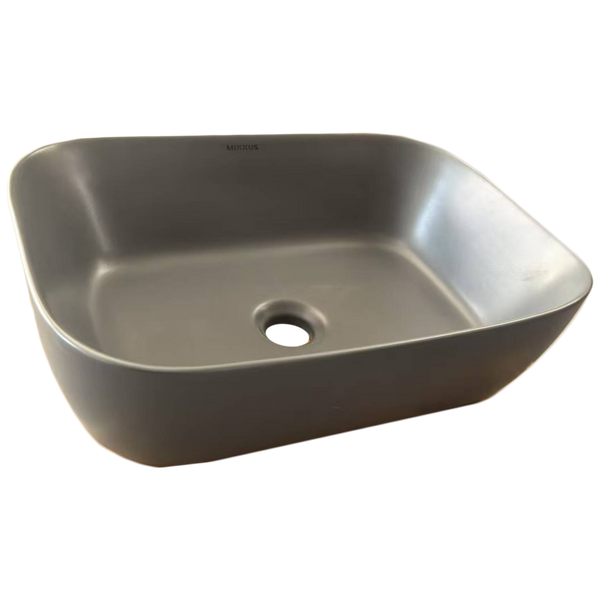 Раковина накладная Mixxus Premium DIVERSE-0116 GRAY 455x330x135mm (MP6651) MP6651 фото