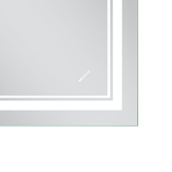 Зеркало Mixxus Premium QUADRO MR20-90x70-Reverse с Led Touch, Anti-fog, димером, регулятором яркости (MP6621) MP6621 фото