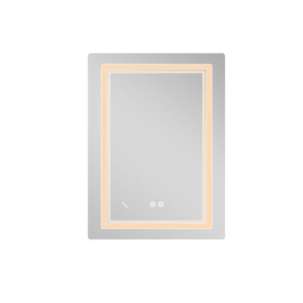 Дзеркало для ванної кімнати Qtap Cardinal (CA2) 600х800 з LED-підсвічуванням Touch, з антизапотіванням, з димером, рег. темп. кольору (3000-6500K) Reverse SD00054577 фото