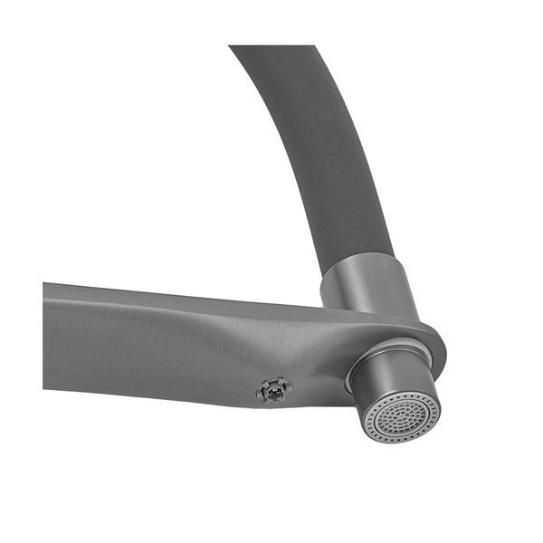 Змішувач для кухні Mixxus Premium DERBY 021 (NUT) GRAPHITE REFL.BLACK з виходом для питної води (MI6612) MI6612 фото