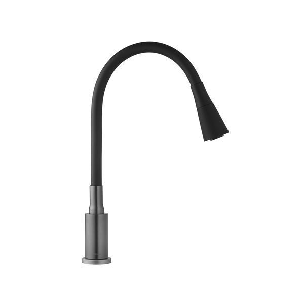 Смеситель для кухни Kroner KRP Edelstahl Klassisch - PVD031BLK CV035373 фото