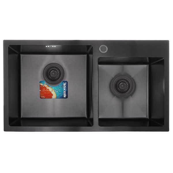 Набор Mixxus SET-7843D-220x1.0-PVD (мойка+смеситель+диспенсер) (MX0585) MX0585 фото