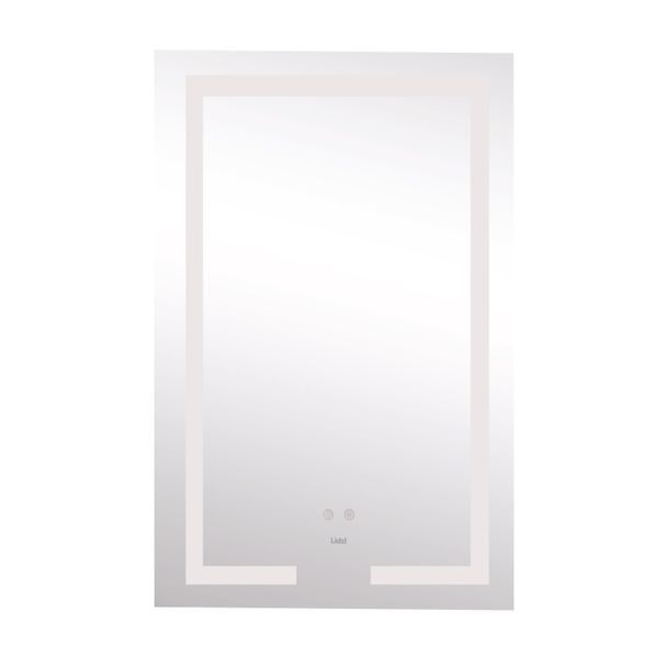Зеркало Lidz Kubis 500х800 с LED-подсветкой Touch, с антизапотеванием, с диммером, рег. яркости LD78LF9365080 SD00052334 фото