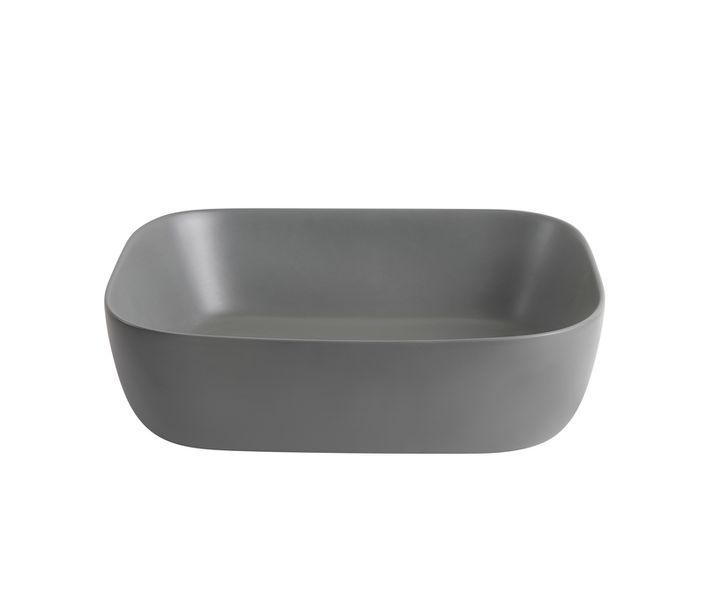 Раковина накладная Mixxus Premium DIVERSE-0116 GRAY 455x330x135mm (MP6651) MP6651 фото