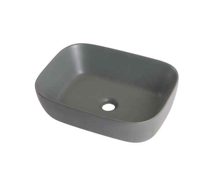 Раковина накладная Mixxus Premium DIVERSE-0116 GRAY 455x330x135mm (MP6651) MP6651 фото