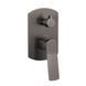 Комплект прихованого монтажу Qtap Slavonice Gunmetal Black PVD Graphite: Душова система QTSLA113GMB45899 + Змішувач для раковини QTSLA273GMB45920 SD023044 фото 8