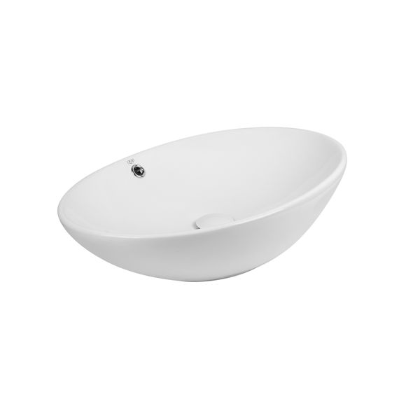 Раковина-чаша Qtap Dove 625х415х150 White с донным клапаном QT06113077W SD00046248 фото