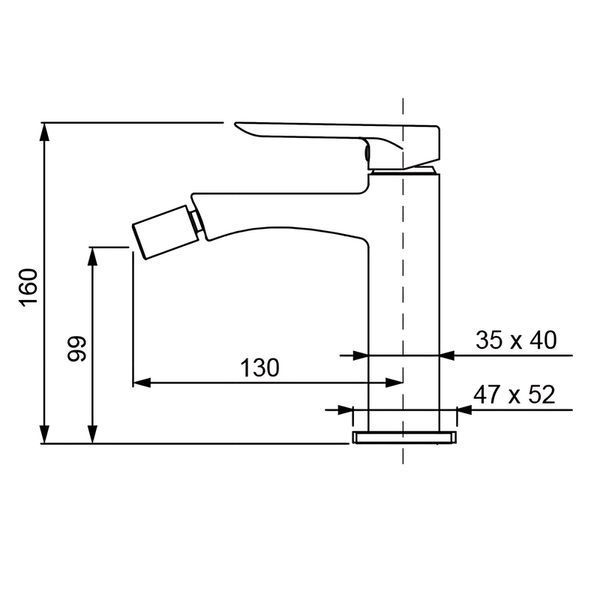 Смеситель для биде Koer KB-20028-07 (KR5304) KR5304 фото