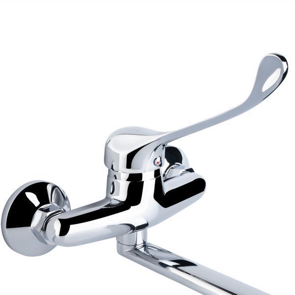 Смеситель для кухни локтевой Lidz Watt 009 настенный (k35) LDWAT009CRM34862 Chrome SD00040966 фото