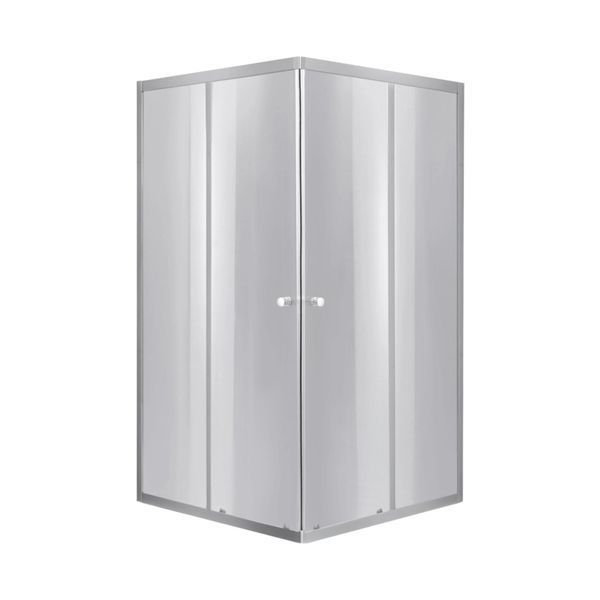 Lidz Набор: Душевая кабина Wawel SC90x90.SAT.LOW.DGR, квадратная, стекло тонированное 4&nbsp;мм + Душевой поддон Kapielka ST90x90x14 SD00055615 фото
