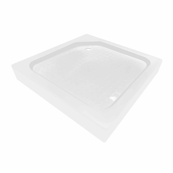 Lidz Набор: Душевая кабина Wawel SC90x90.SAT.LOW.DGR, квадратная, стекло тонированное 4&nbsp;мм + Душевой поддон Kapielka ST90x90x14 SD00055615 фото