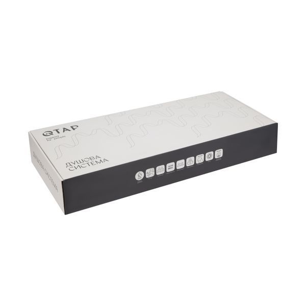 Душова система універсальна Qtap Presto на три споживача (з виливом) QTPRE111CRM45575 Chrome SD00051699 фото