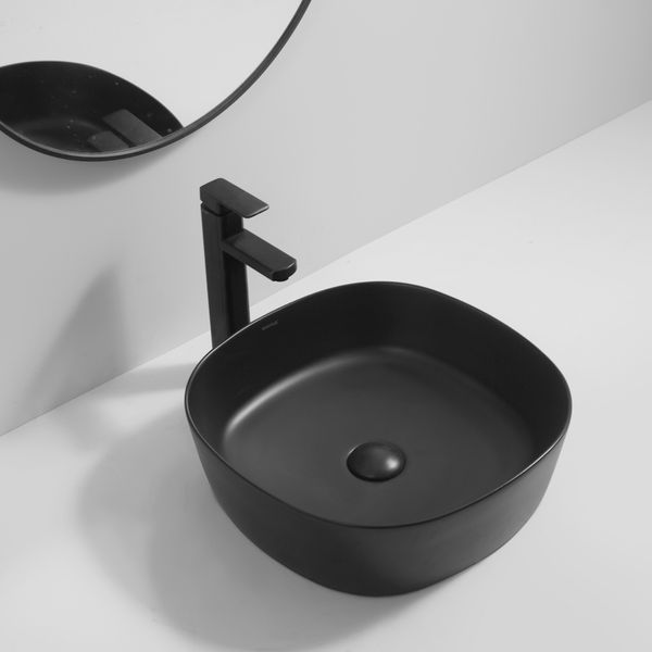 Раковина накладна Mixxus Premium DIVERSE-0106 BLACK 440х440х140mm (MP6538) MP6538 фото
