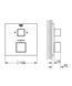 Термостат прихованого монтажу на 2 споживача Grohe Grohtherm Cube (24154000) 24154000 фото 5