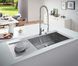 Кухонна мийка GROHE K1000 (31582SD0) 1160х520 мм, нержавіюча сталь, з крилом зліва 31582SD0 фото 2