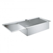 Кухонна мийка GROHE K1000 (31582SD0) 1160х520 мм, нержавіюча сталь, з крилом зліва 31582SD0 фото 1