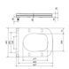 Сиденье для унитаза Qtap Tern 420х340х35&nbsp;мм, Matt Black, с микролифтом, Slim Duroplast, Quick Release QT99HY2322MB SD00051482 фото 2