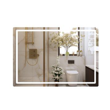 Зеркало Qtap Mideya 1000х700 с LED-подсветкой Touch, с антизапотеванием, диммером QT2078NCF10070W SD00051751 фото