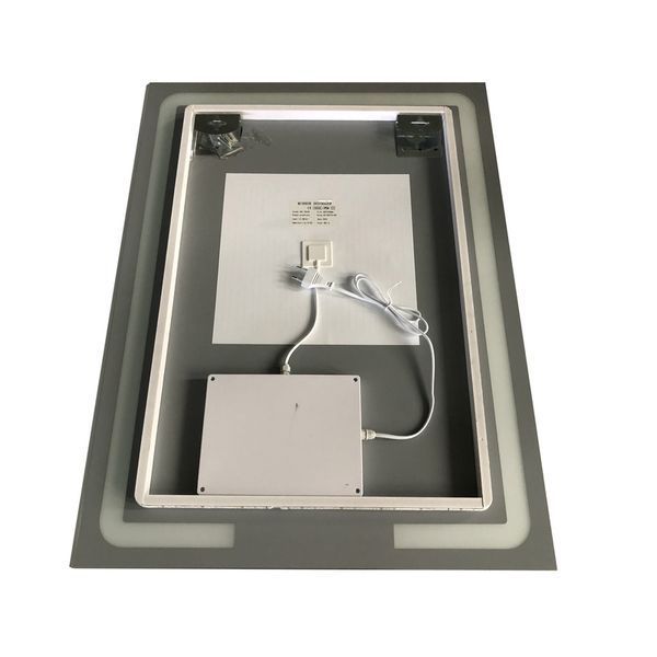 Дзеркало Zerix Prime MR02-60x80 з LED Touch, Anti-fog, димером, регулятором яскравості (ZX6051) ZX6051 фото