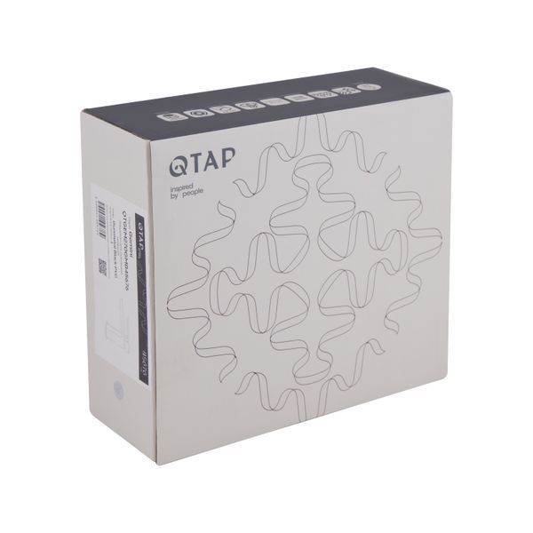 Змішувач для раковини Qtap Gemini QTGEM270GMB45676 Gunmetal Black PVD, латунь, графіт SD00051800 фото