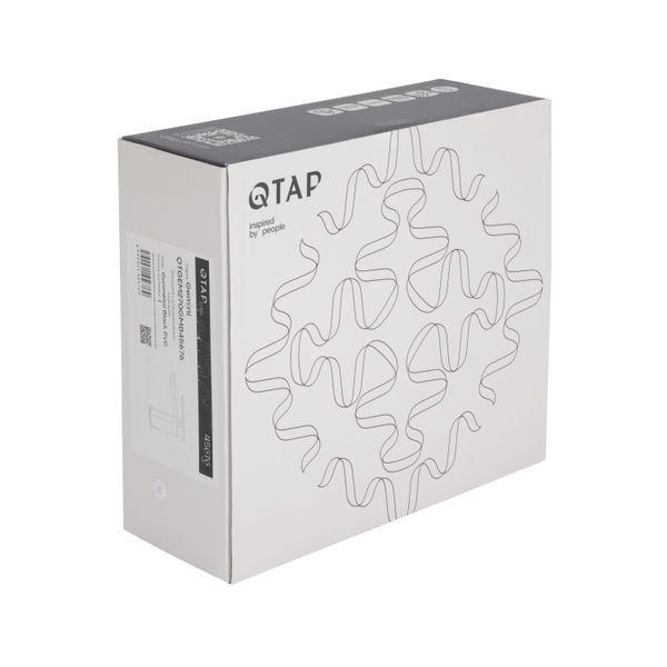 Змішувач для раковини Qtap Gemini QTGEM270GMB45676 Gunmetal Black PVD, латунь, графіт SD00051800 фото