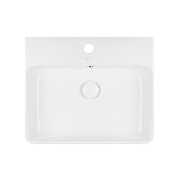 Раковина Qtap Nando 500х420х130 White с донным клапаном QT1211K404AW SD00037250 фото