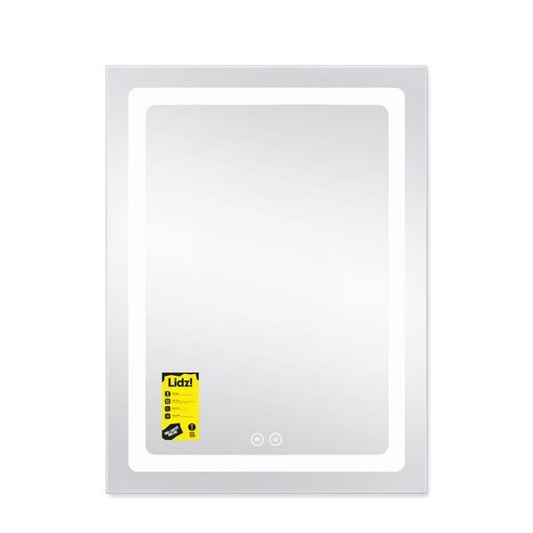 Дзеркало Lidz Kubis 600х800 з LED-підсвічуванням Touch, з антизапотіванням, з димером, рег. яскравості LD78LF9376080 SD00052336 фото