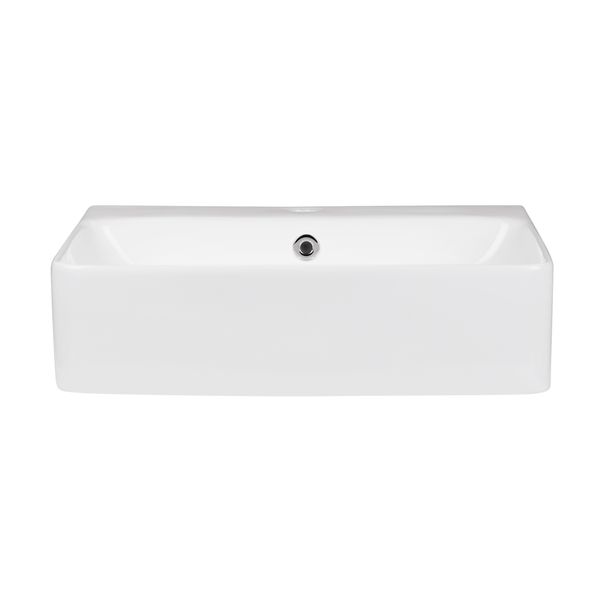 Раковина Qtap Nando 500х420х130 White с донным клапаном QT1211K404AW SD00037250 фото