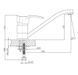 Смеситель для кухни Haiba Focus 004 (HB0115) HB0115 фото 2