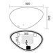 Дзеркало Mixxus Premium DIVERSE MA01-90x60-Reverse з Led Touch, Anti-fog, димером (3-6,5kK) (MP6633) MP6633 фото 4