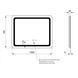 Зеркало Qtap Mideya 1000х700 с LED-подсветкой Touch, с антизапотеванием, диммером QT2078NCF10070W SD00051751 фото 2