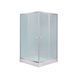 Набор Lidz душевая кабина Wawel SC80x80.SAT.LOW.FR, стекло Frost 4 мм + поддон Mazur