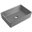 Раковина накладна Mixxus Premium QUADRO-0108 GRAY 550x390x145mm (MP6652)