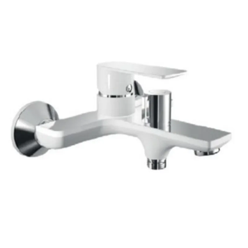 Змішувач для ванни HAIBA ALEX 009 EURO WHITE-CHROME (HB9568) HB9568 фото