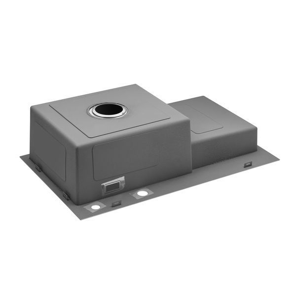 Кухонна мийка Kroner KRP Geb&uuml;rstet - 7848LHM (3.0/1.0 мм) CV030021 фото